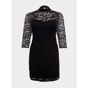 Torrid Black Lace Dress